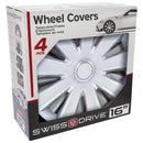 Wieldoppen 16" Kentucky Carbon Zilver