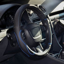 Auto stuurhoes hybrid 37-39cm blauw