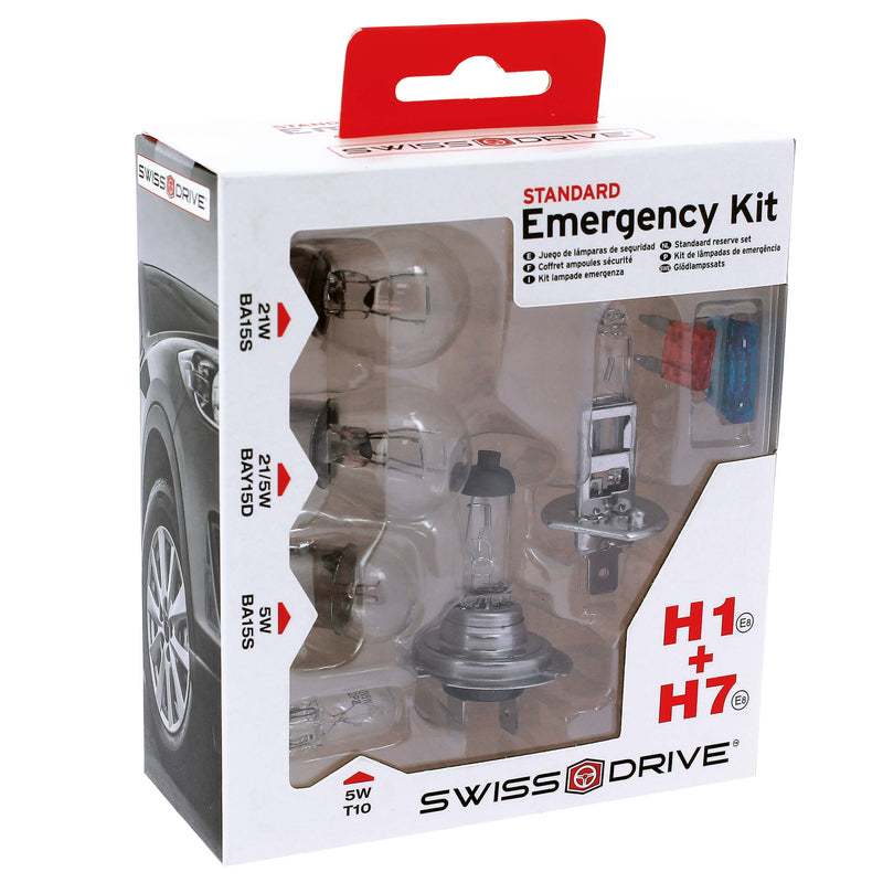 Reserve autolampen set H1-H7 12v