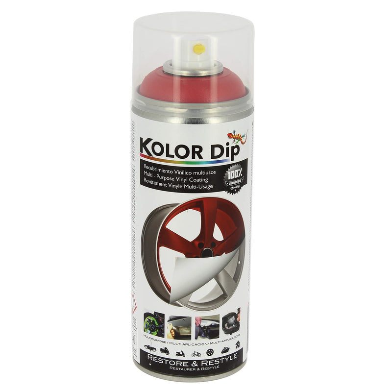 Kolor Dip Metallic Rood Spray 400 ml