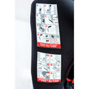 Kinderzitje groep1-2-3. Rood/zwart Isofix