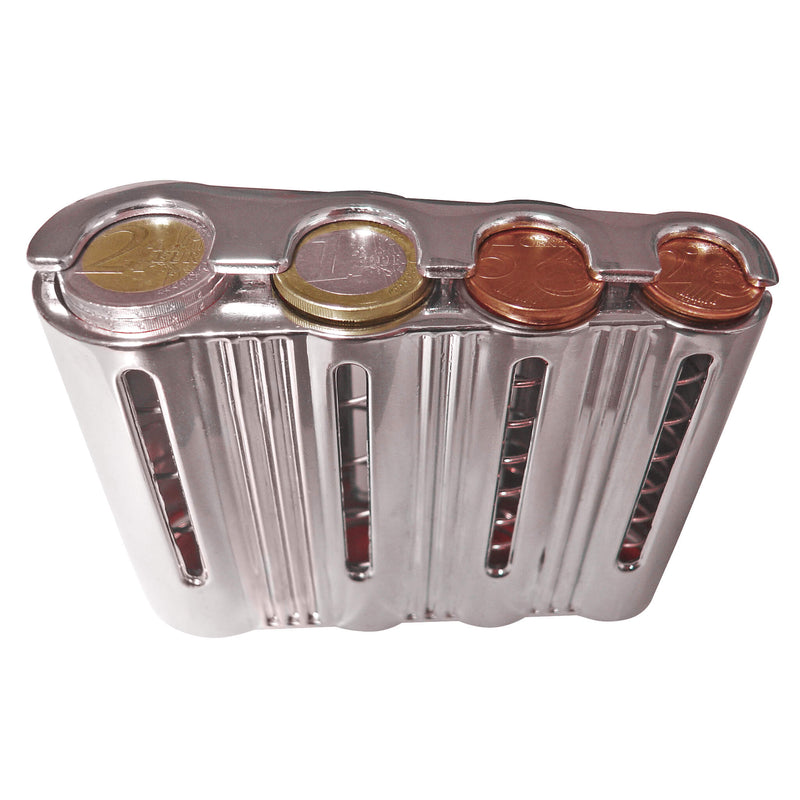 Muntenhouder -Heavy duty- Euro metaal