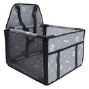 Luxe Autostoel Hond 39x39cm Grijs