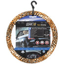 Auto stuurhoes luipaard look - stof