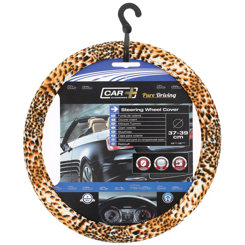 Auto stuurhoes luipaard look - stof
