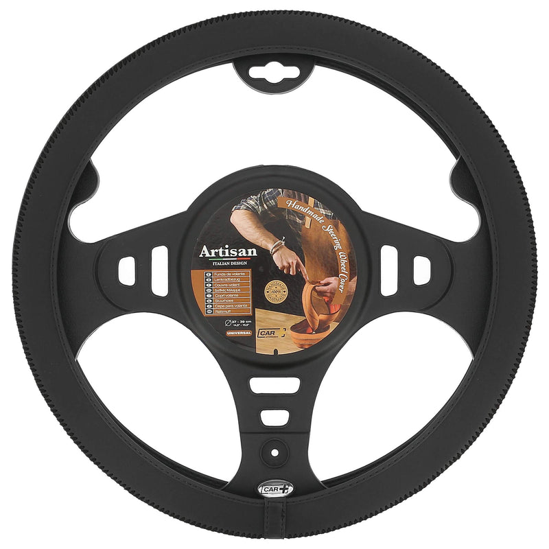 Stuurhoes auto universeel type Artisan zwart met zwart stick