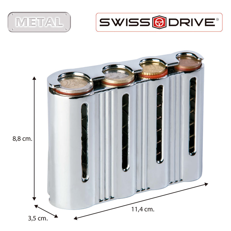 Muntenhouder -Heavy duty- Euro metaal