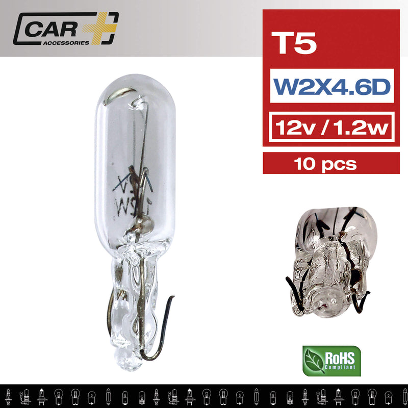 Autolamp T5 W2x46D 12V 12W doos 10st