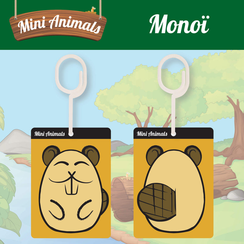Mini Animals in de vorm bever met de geur mono
