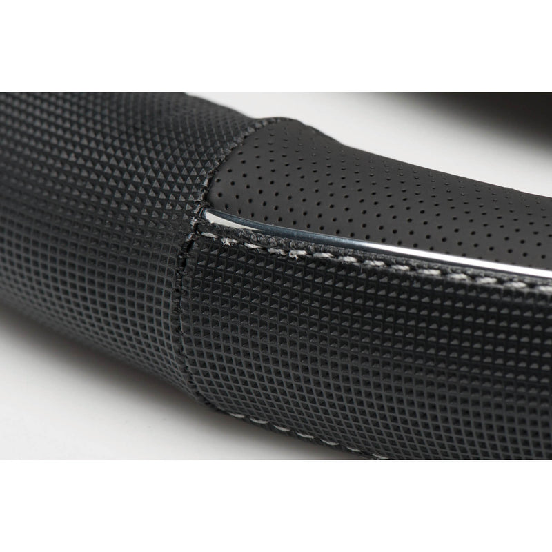 Auto stuurhoes Color-line zwart/zilver