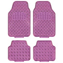 Mattenset -Alu look- rose 4 stuks