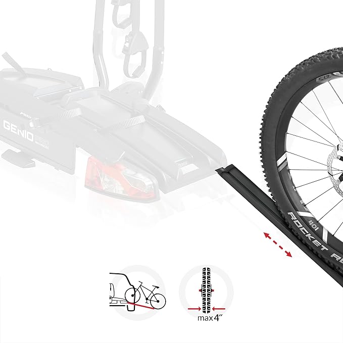 Atera Opvouwbare oprijplaat Genio zwarte uitvoering