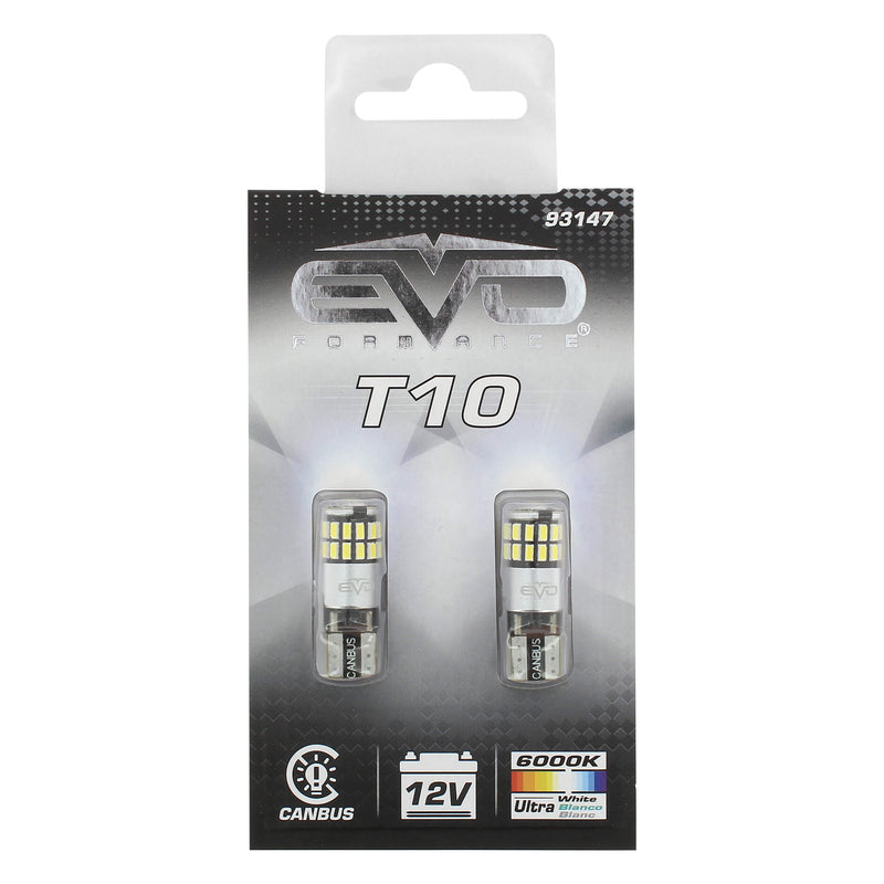 LED lamp T10 W5W Canbus 12V 9 5050SMD WIT 2st