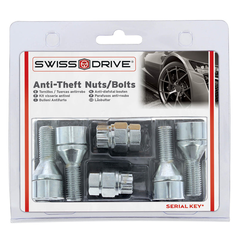 Anti-diefstal wielbouten M12x1.50 L26 T17 Butzi Premium