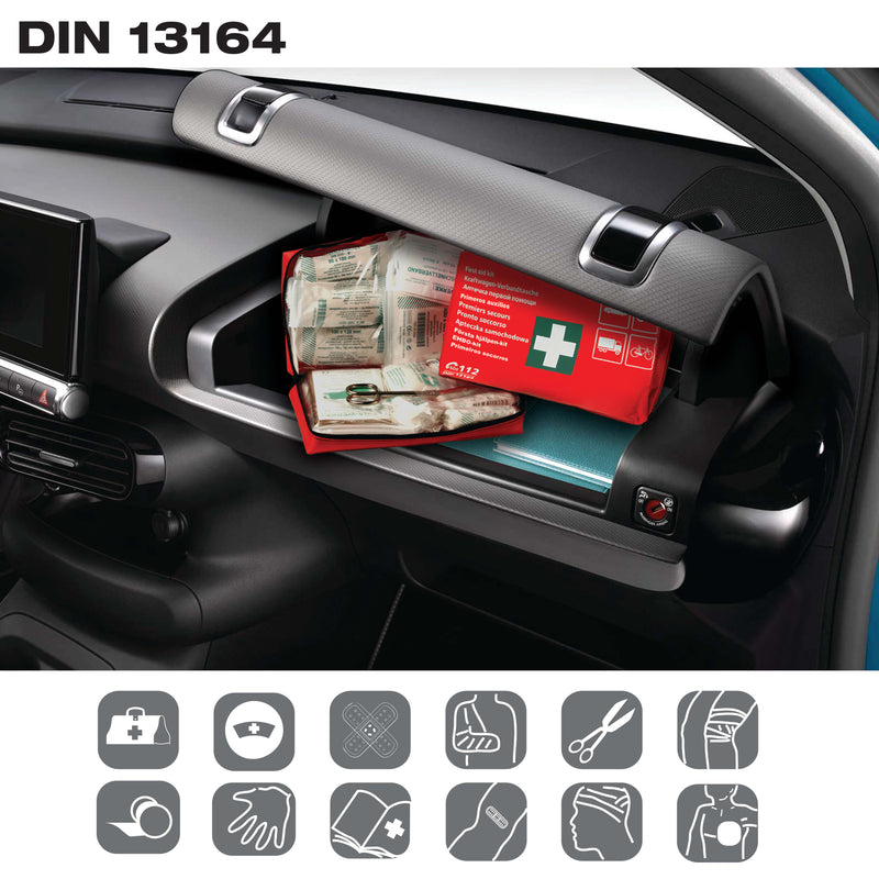 Verbanddoos DIN13164 (rode tas)