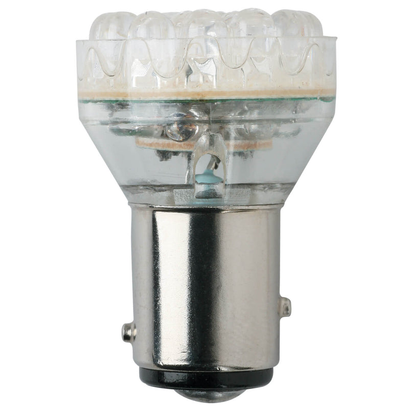 Auto Led lamp BA15S 12v 21W 1pool wit