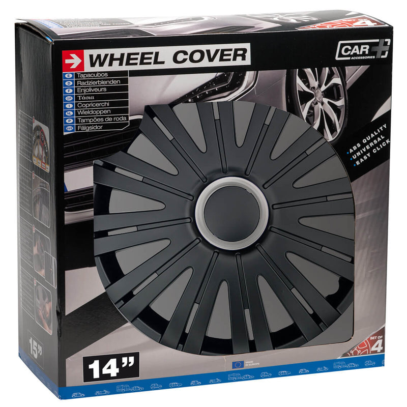 Wieldoppen 14 inch Texas RC zwart