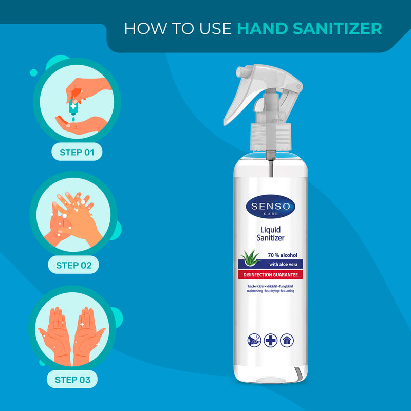 Disinfectant met Aloe Vera 70% ALC. 300ml