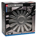 Wieldoppen 16 inch California Grafiet