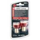 Auto Led lamp BAY15D 12w 21/5w rood-3