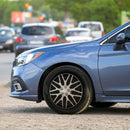 Wieldoppen 16 inch Delaware zilver zwart