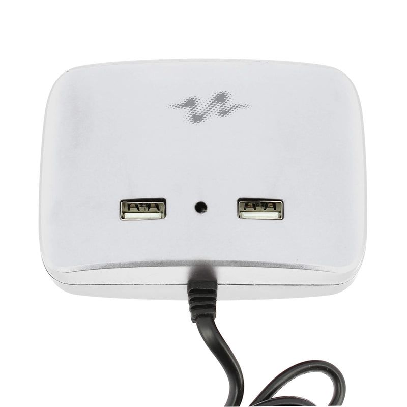 Universele splitter 12V met USB aansluiting - witComp