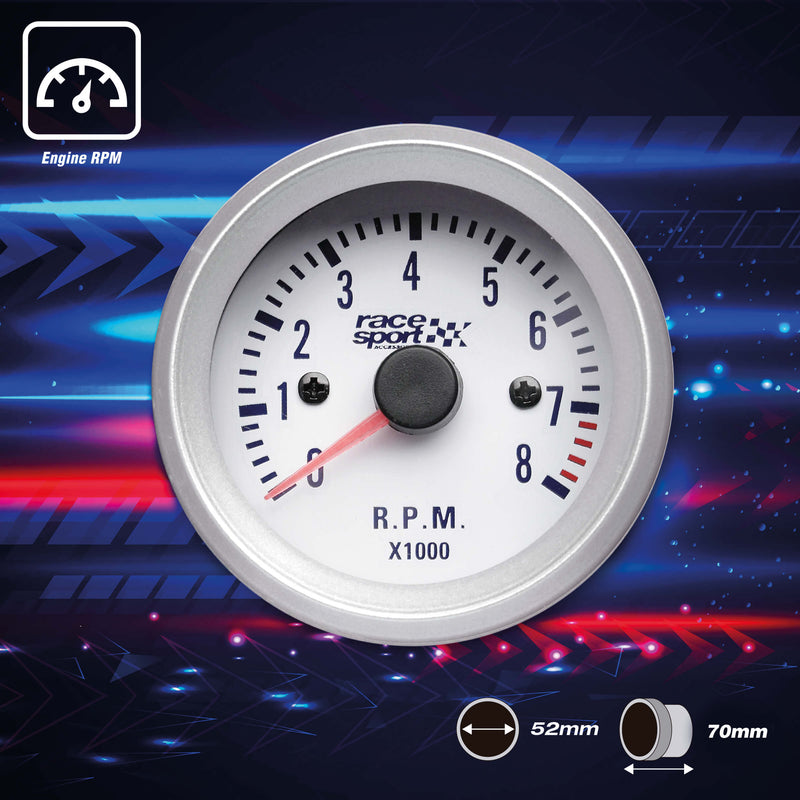 TOERENTELLER 270º "RACE SPORT" DIAMETER 52mm. 12V.