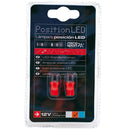 Autolamp LED T10 12v oranje 2st