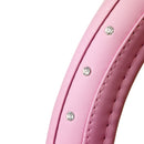 Auto stuurhoes Roze met diamanten 37-39cm