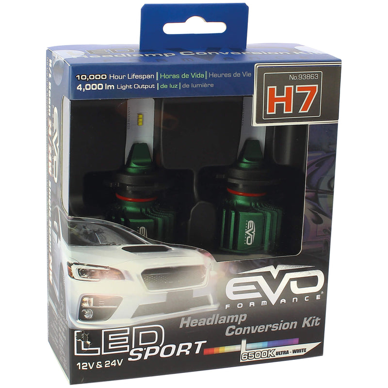 LED-Koplamp ombouwset sport H7 6.000K 12/24V
