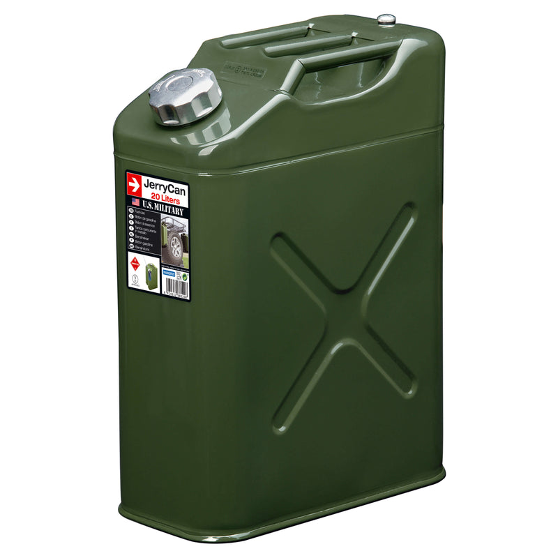 Jerrycan Staal 20L gegalvaniseerd groen