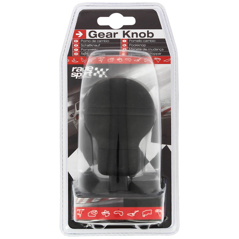 Race Sport Pookknop Universeel Aluminium mat zwart