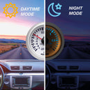 Turbo druk meter wit 52mm 12v