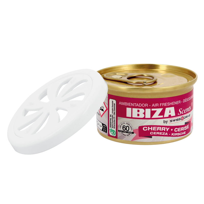 Luchtverfrisser Blikje Ibiza - Kersen blisterverpakking