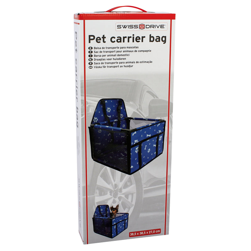 Luxe Autostoel Hond 39x39cm Blauw