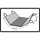 Honden bescherm hoes voor op de achterbank