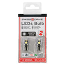 LED lampjes T10 SMD 12v 5W storingsvrij 2st 3 LEDS