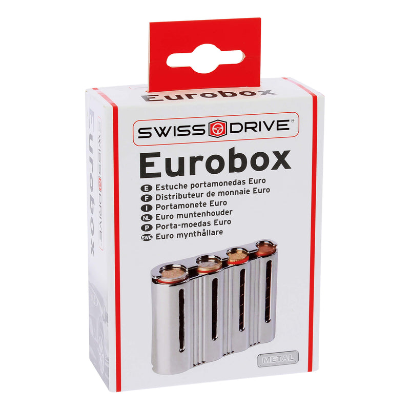 Muntenhouder -Heavy duty- Euro metaal