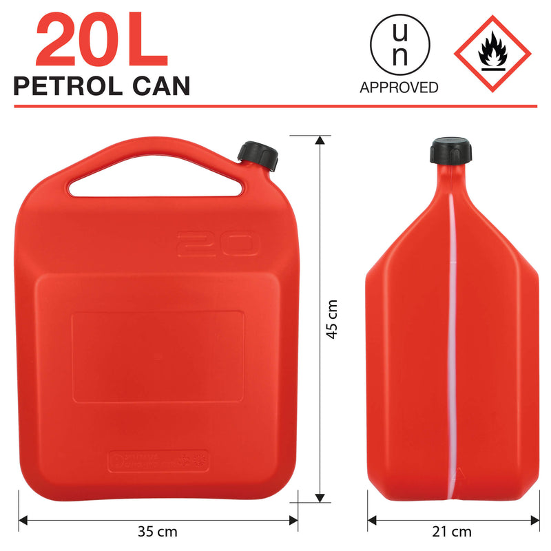 LEB ONB Kunstof brandstof jerrycan 20L