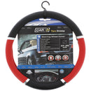 Auto stuurhoes zwart / rood -speed-