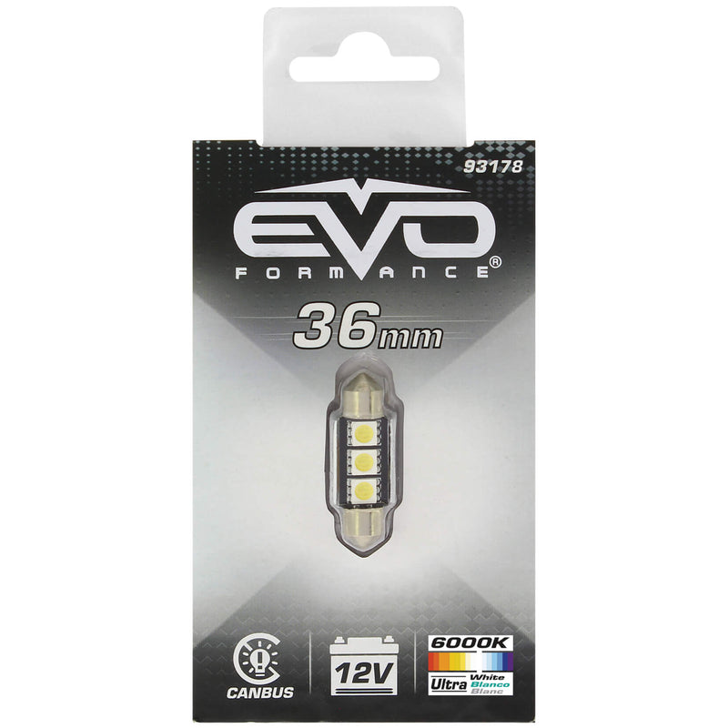 LED Buislamp Canbus 36mm Wit