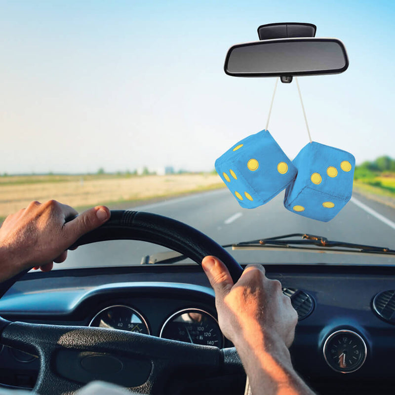 Dobbelstenen -Jumbo- 9x9cm blauw