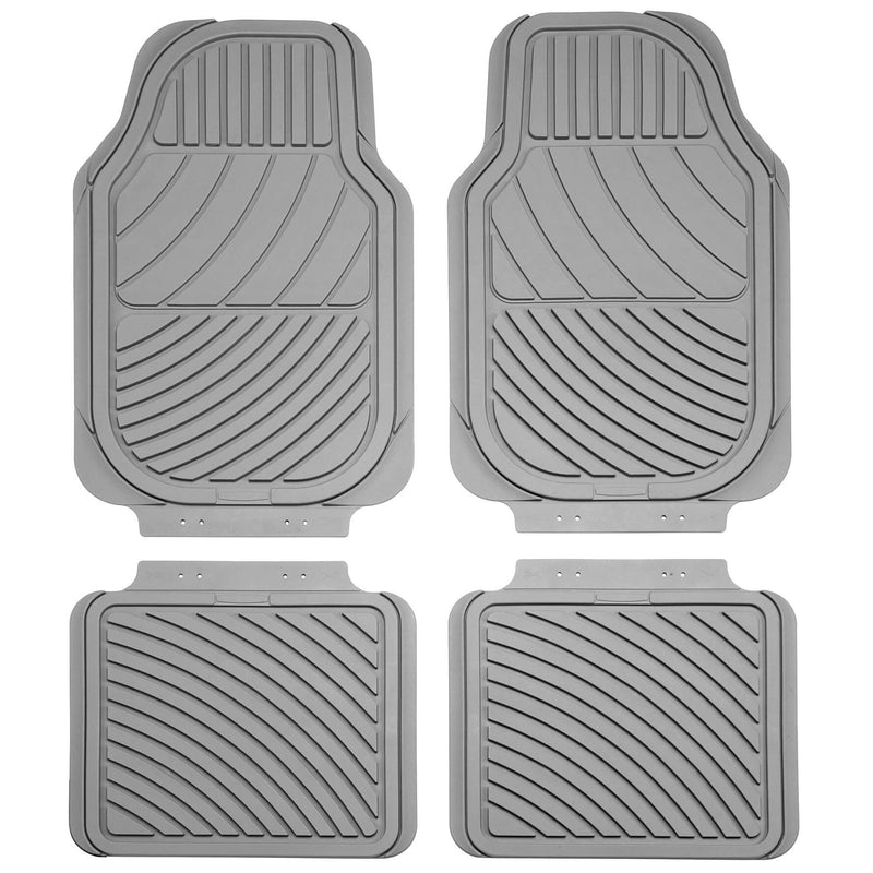 Mattenset rubber -Carat- grijs 4stape