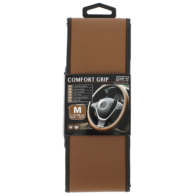 Auto stuurhoes Comfort Grip Bruin 36.5-38.5cm