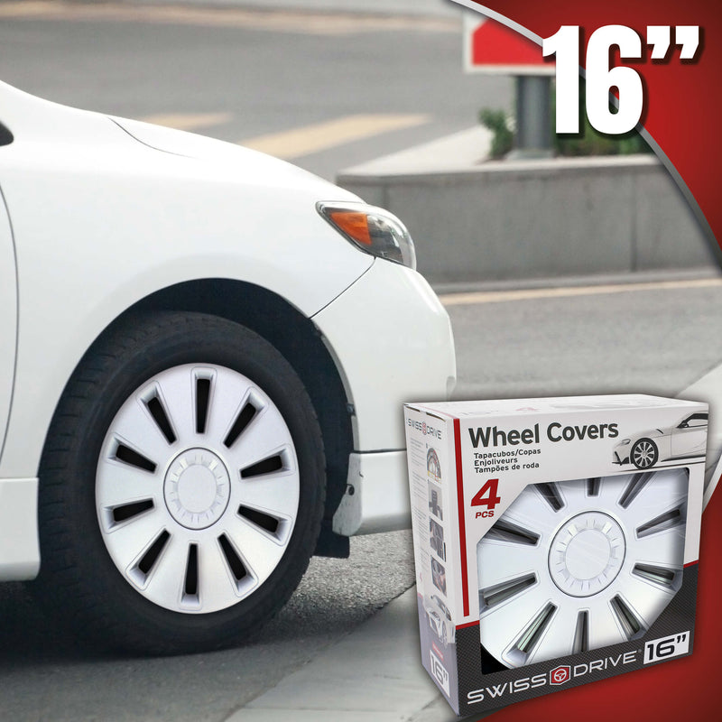 Wieldoppen 16" Vermont Zilver