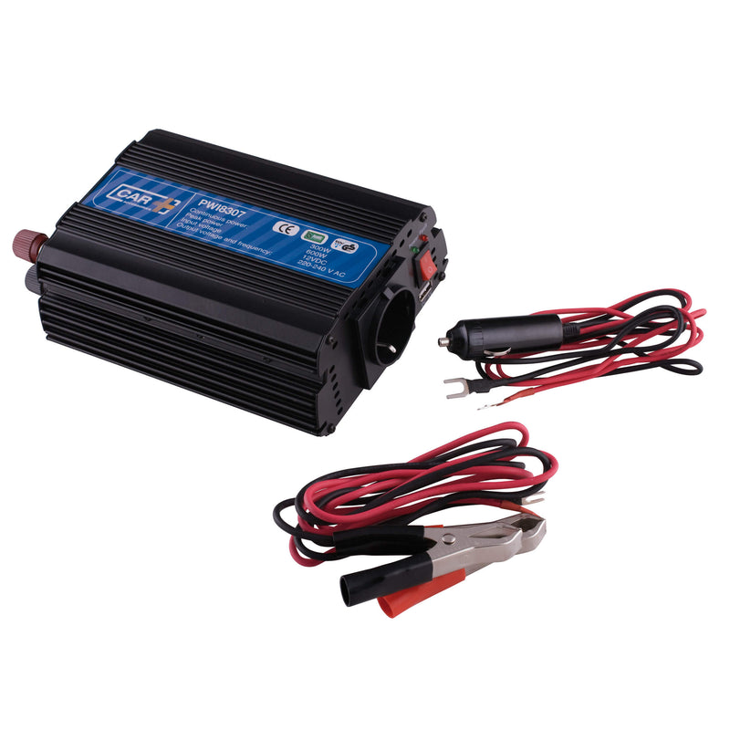 Omvormer 300 watt van 12 volt naar 230 volt en USB