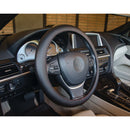 Auto stuurhoes ventilerende comfort Grip zwart met Rode stik