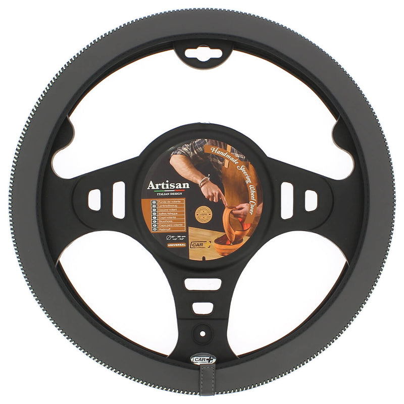 Stuurhoes Universeel Artisan donker grijs met wit sticksel