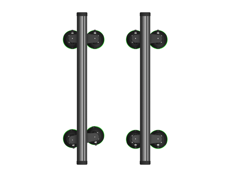 Tree Frog Pro Crossbar Rack 8 Vacuum cups Zwart
