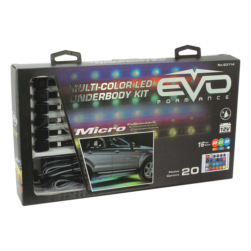ONDERBODY MULTI-COLOUR LED KIT + AFSTANDSBEDIENING